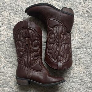 Cat & Jack Brown Kids Montana Boots Size 1